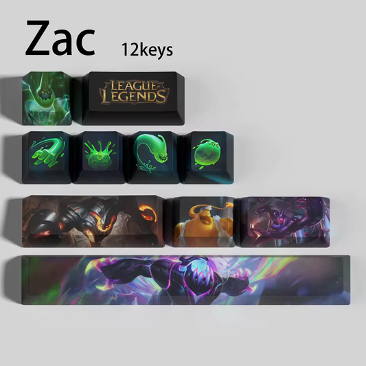 Zac 12 Custom OEM Keycaps