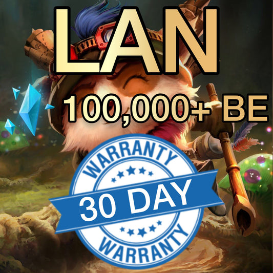 LAN - 100,000+ Blue Essence Unranked Smurf