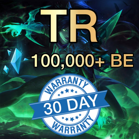 TR - 100,000+ Blue Essence Unranked Smurf