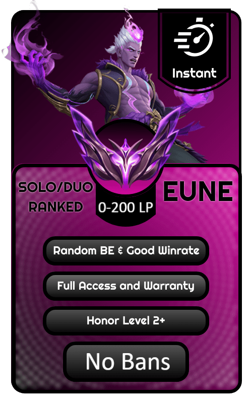 EUNE Masters Handlevled Ranked Account