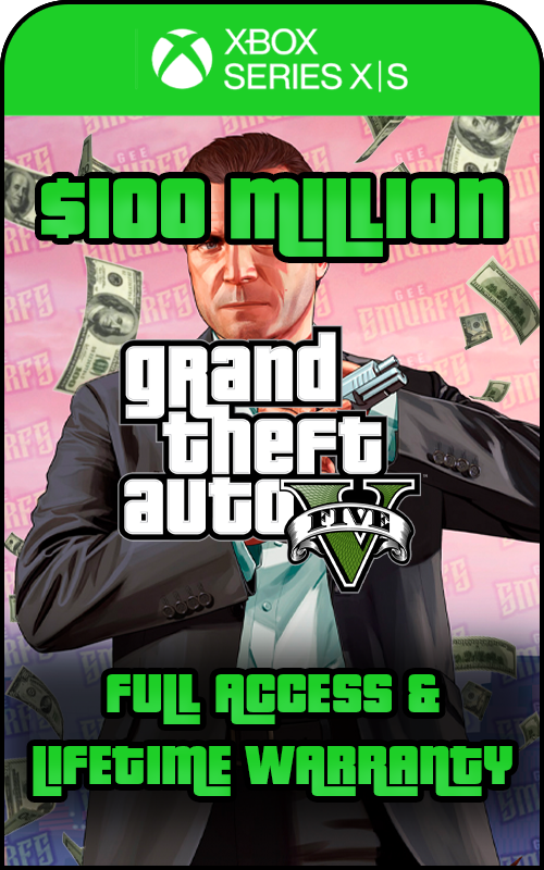 Xbox Series X/S GTA V Modded 100M+ Cash Account
