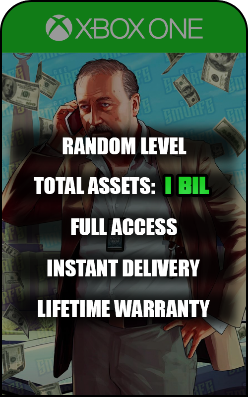 Xbox One GTA V 1 Billion+ Cash Account