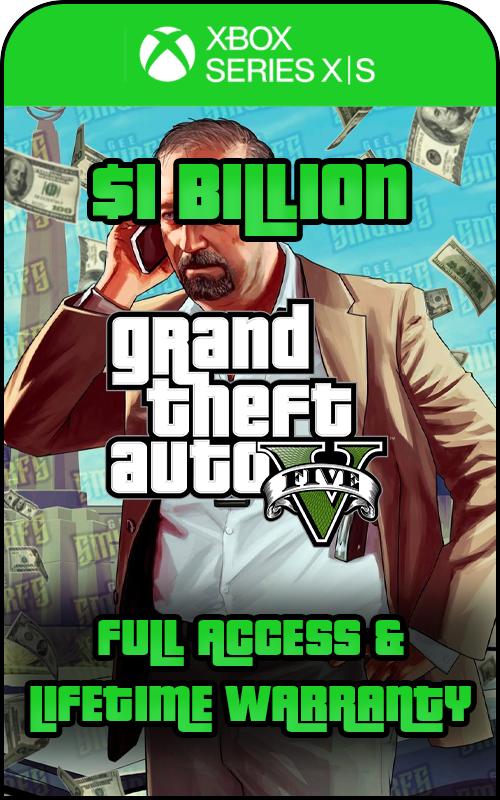 Xbox Series X/S GTA V Modded 1 Billion+ Cash Account