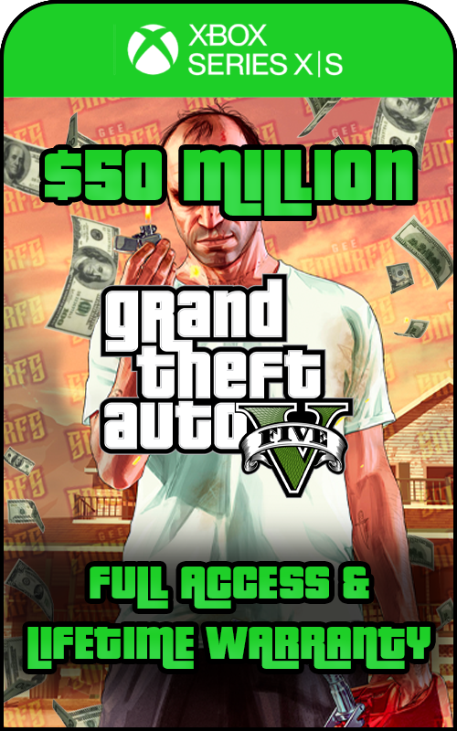 Xbox Series X/S GTA V Modded 50M+ Cash Account