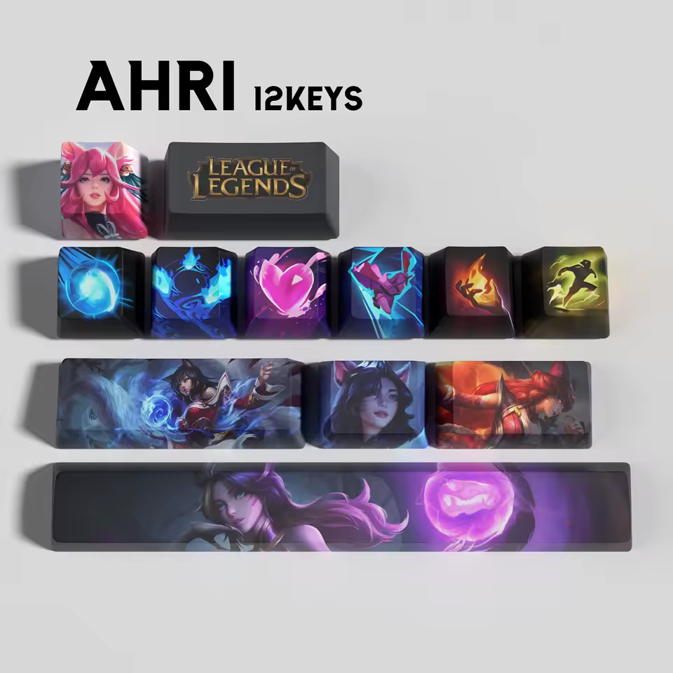 Ahri 12 Custom OEM Keycaps