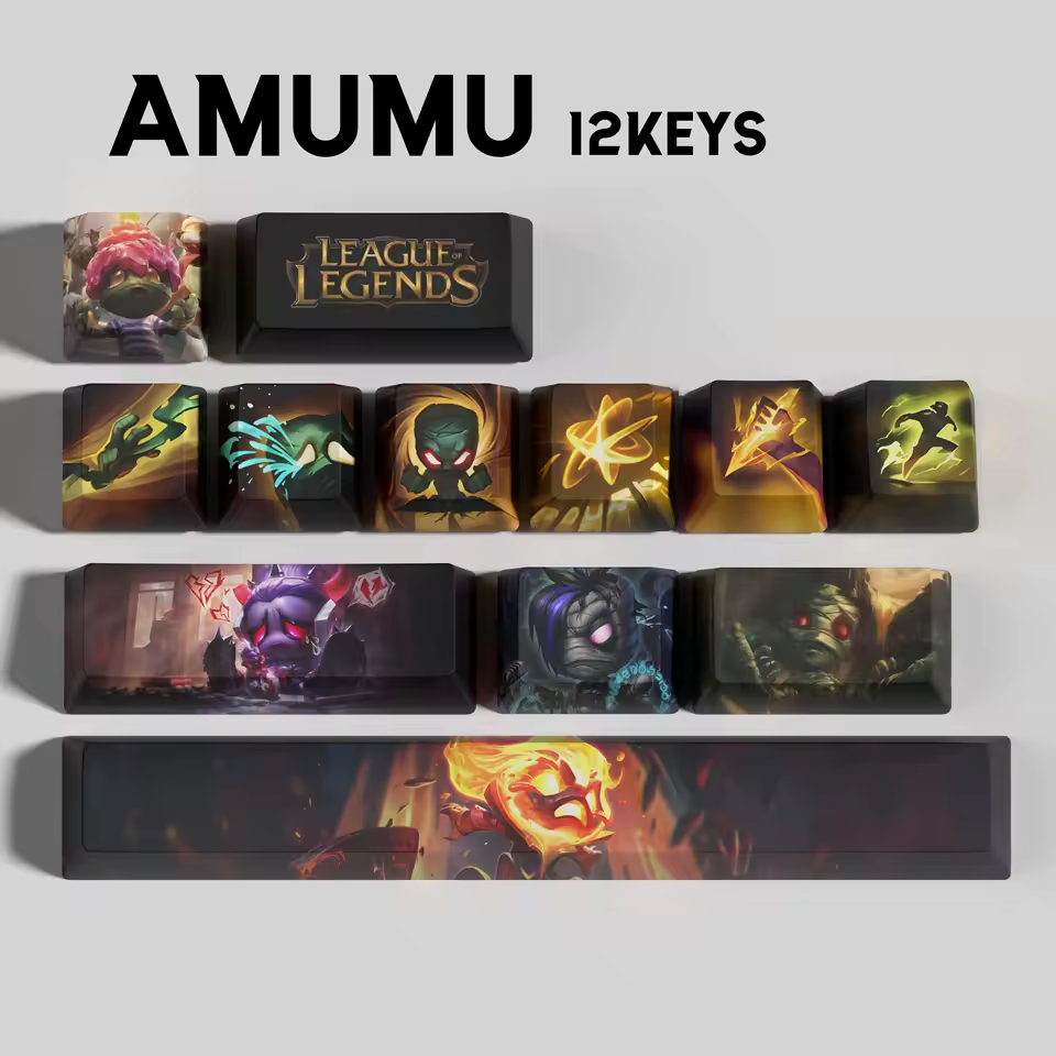 Amumu 12 Custom OEM Keycaps