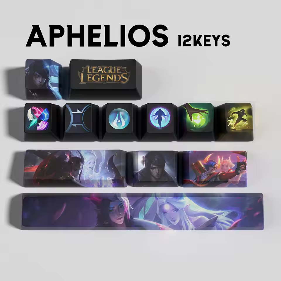 Aphelios 12 Custom OEM Keycaps