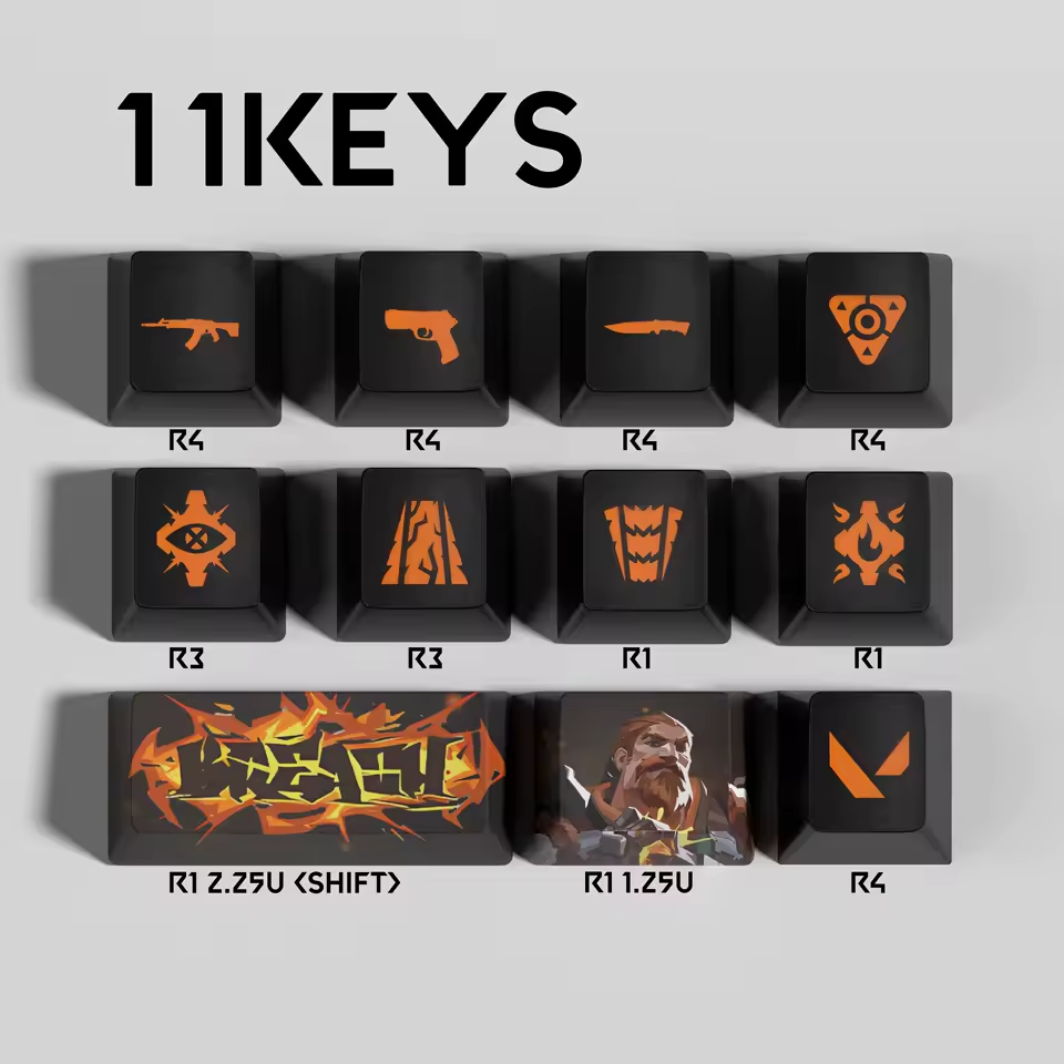 Breach 11 Custom OEM Keycaps