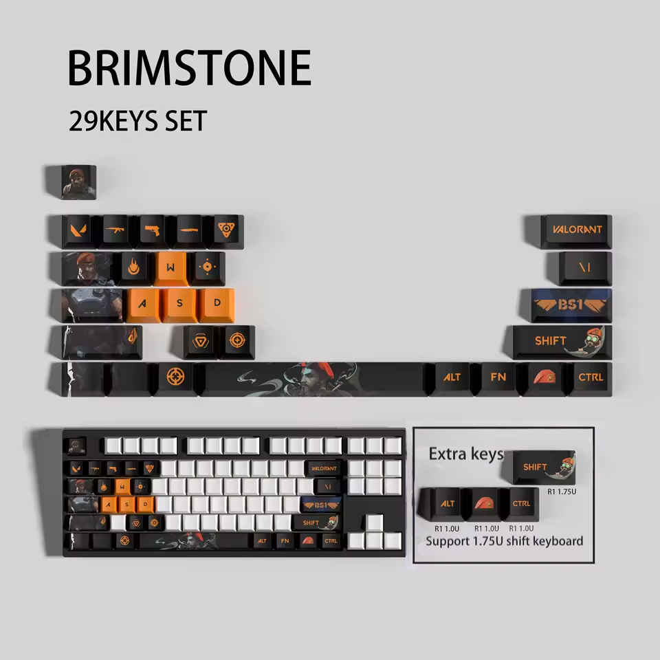 Brimstone 29 Custom OEM Keycaps