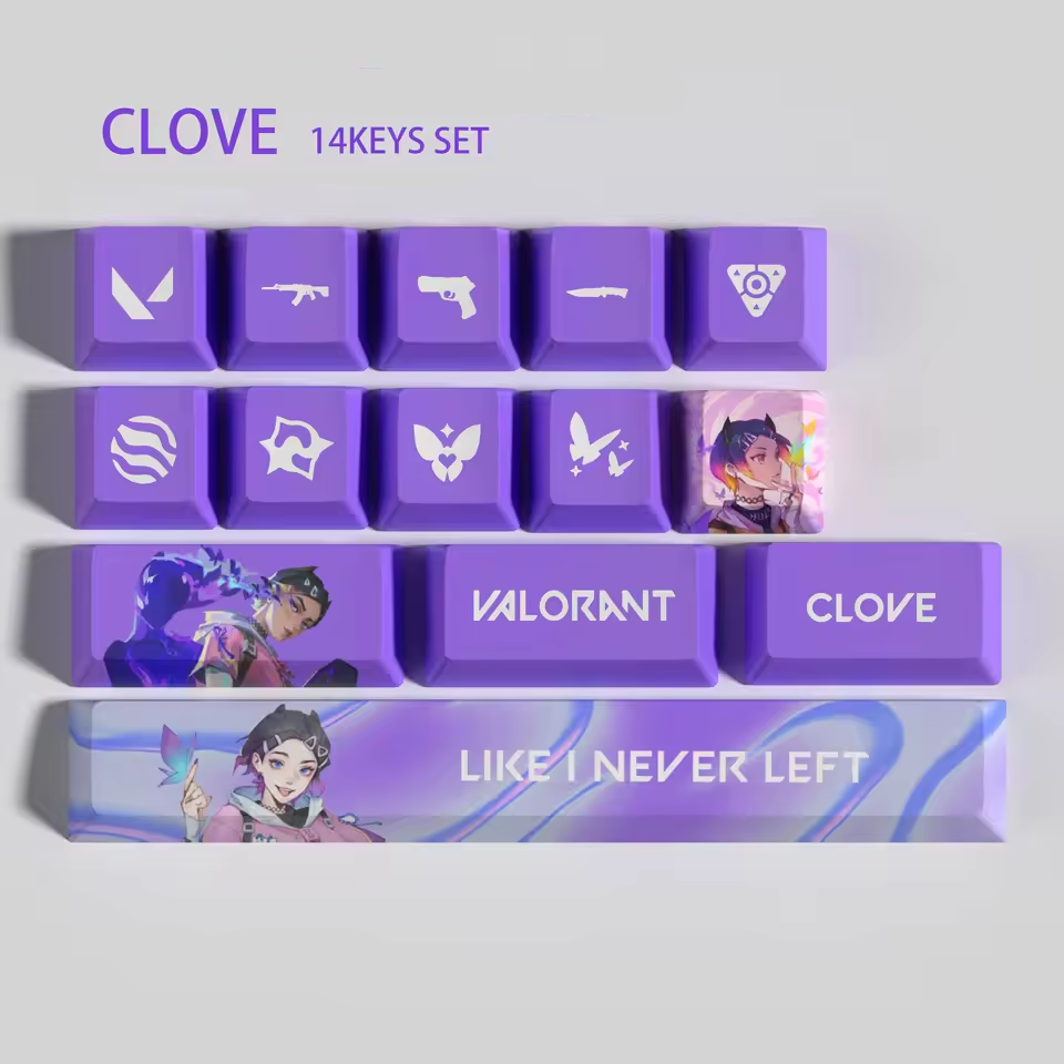 Clove 14 Custom OEM Keycaps