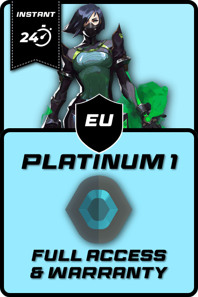 EU Platinum 1 Ranked Account