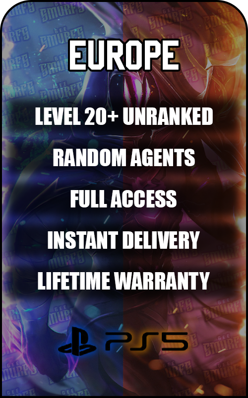 PS5 EU - Valorant Ranked Ready Smurf