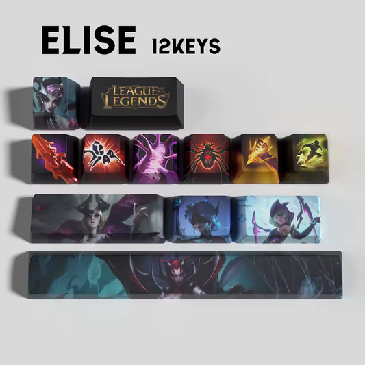 Elise 12 Custom OEM Keycaps