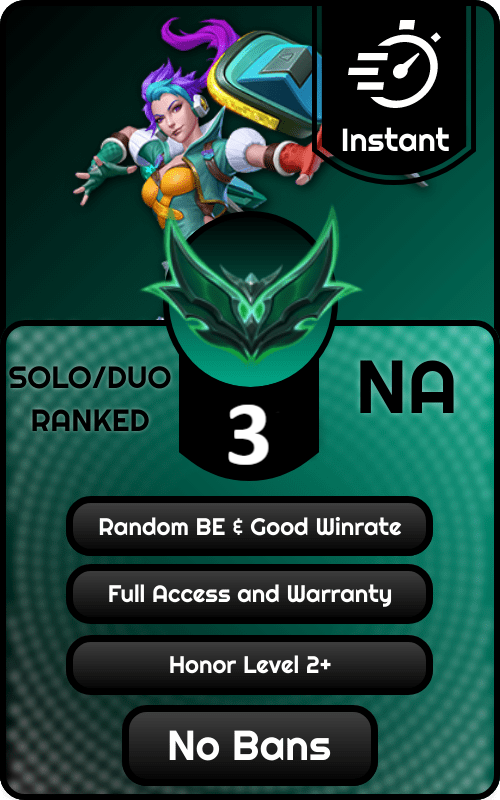 NA Emerald 3 Ranked Account