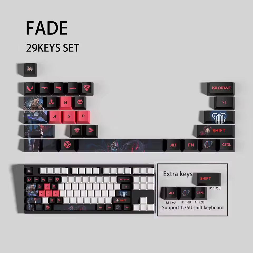 Fade 29 Custom OEM Keycaps