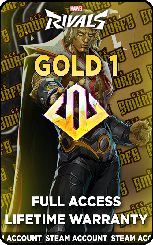 PC Gold 1 Ranked Account