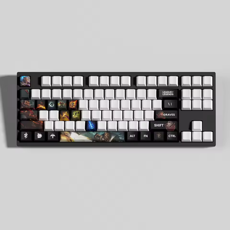 Graves 30 Custom OEM Keycaps