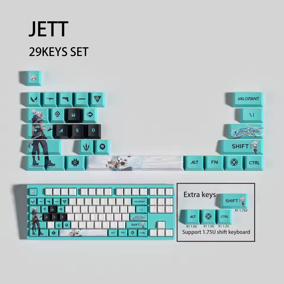 Jett 29 Custom OEM Keycaps