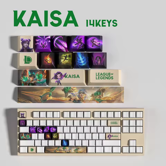 Kai'Sa 14 Custom OEM Keycaps
