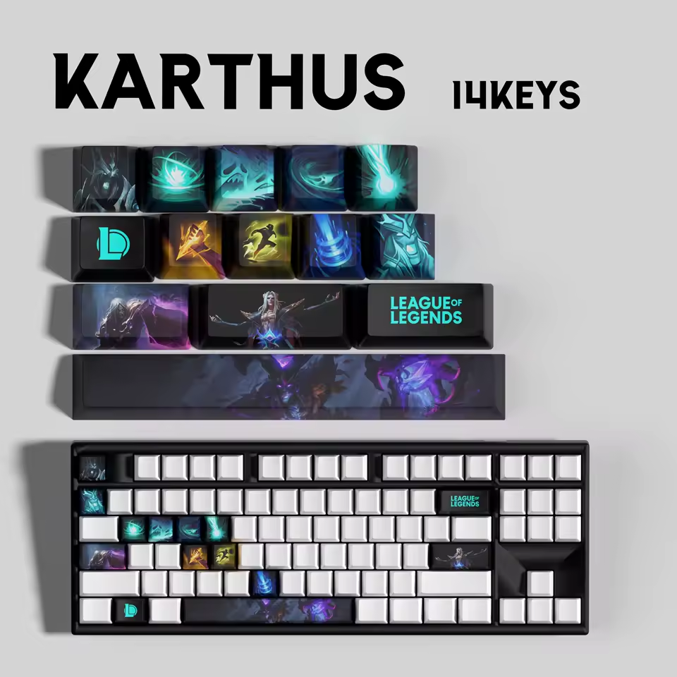 Karthus 14 Custom OEM Keycaps