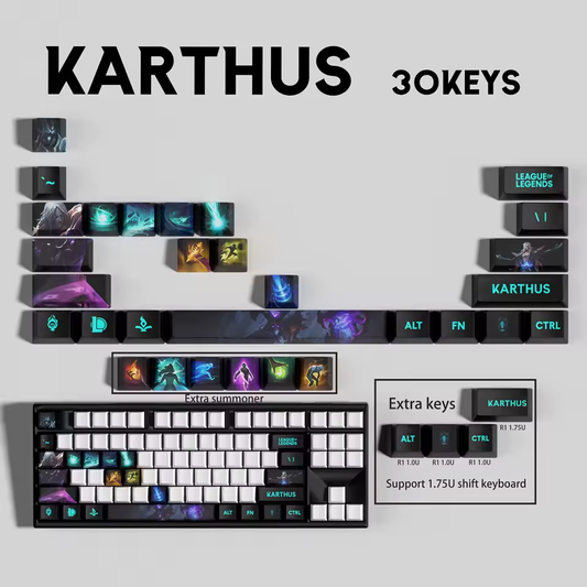 Karthus 30 Custom OEM Keycaps