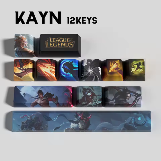 Kayn 12 Custom OEM Keycaps