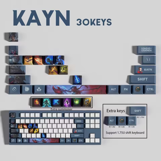 Kayn 30 Custom OEM Keycaps