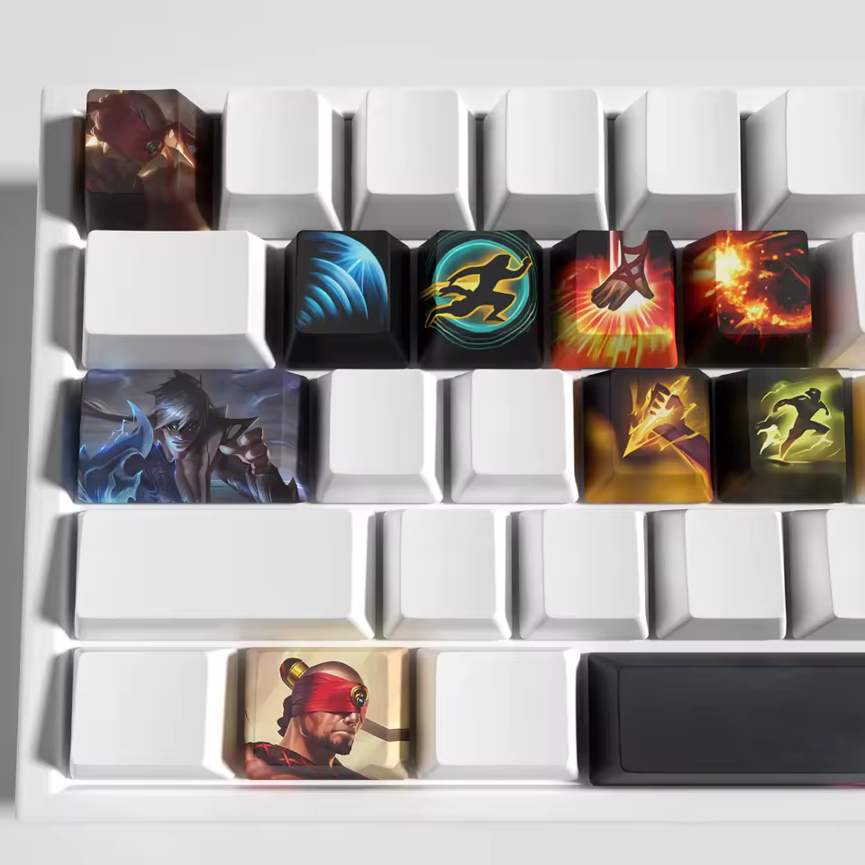 Lee Sin 12 Custom OEM Keycaps