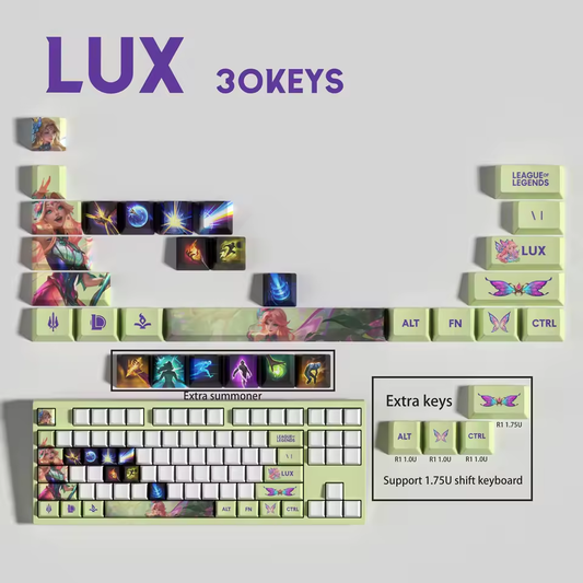 Lux 30 Custom OEM Keycaps