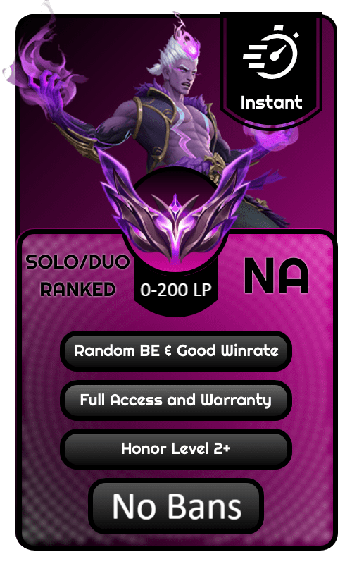 NA Masters Handlevled Ranked Account