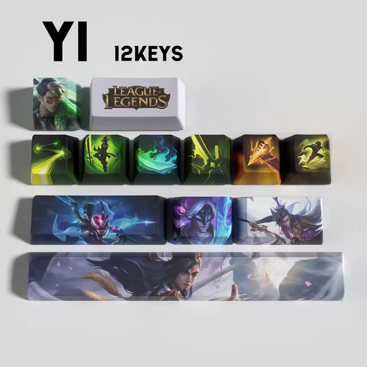 Master Yi 12 Custom OEM Keycaps