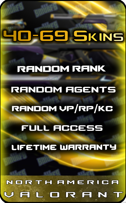 NA 40-69 Skins Account