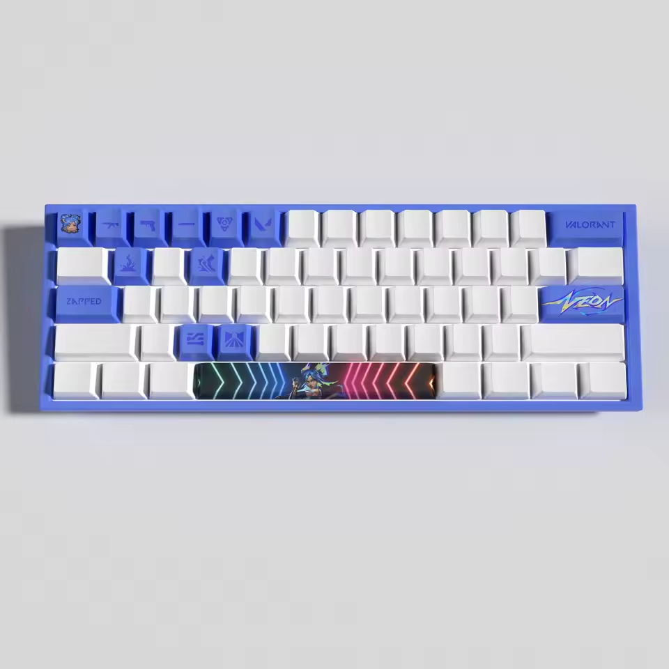 Neon 14 Custom OEM Keycaps