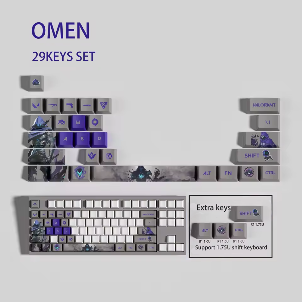 Omen 29 Custom OEM Keycaps