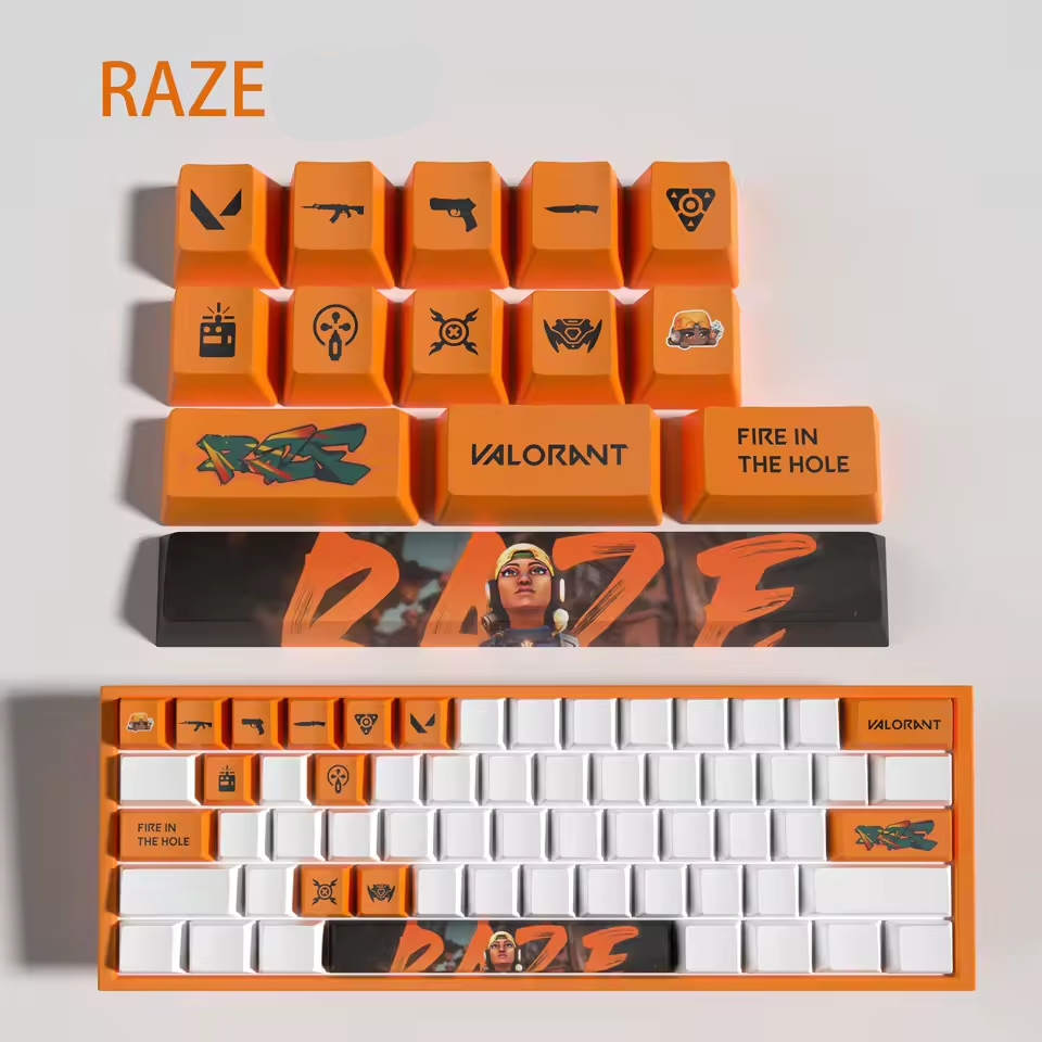 Raze 14 Custom OEM Keycaps – Gee Smurfs