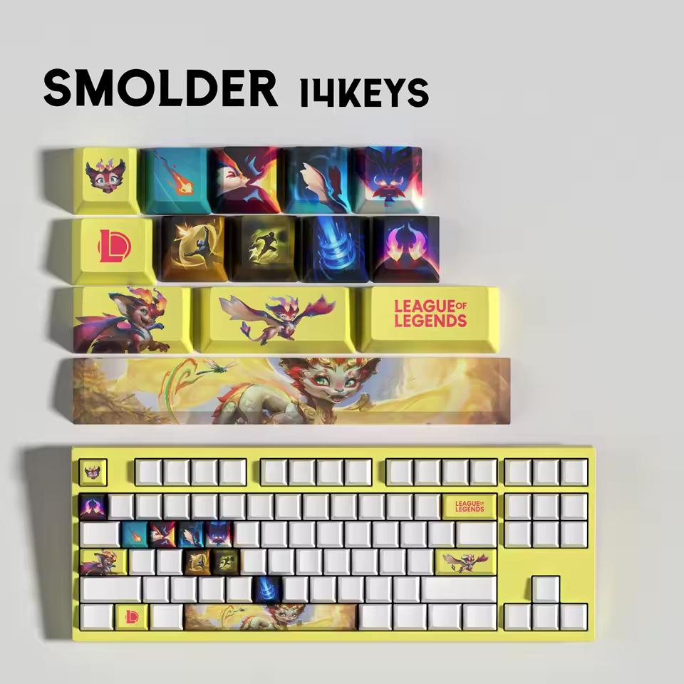 Smolder 14 Custom OEM Keycaps