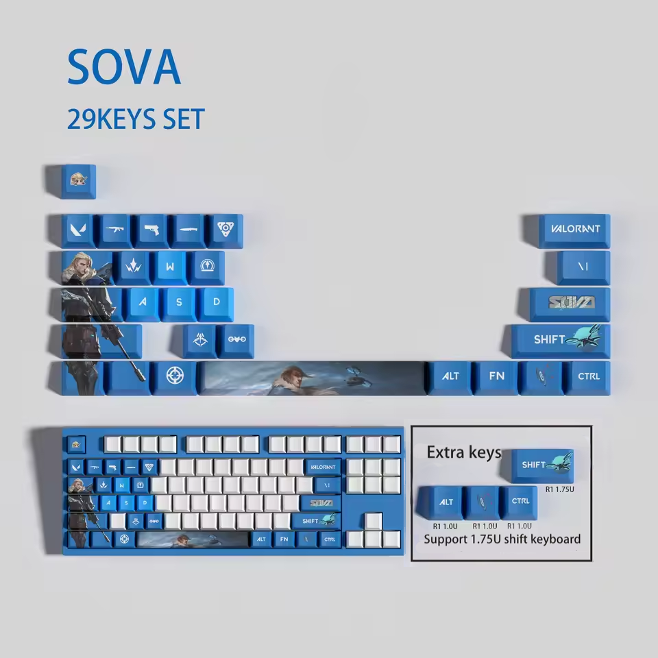 Sova 29 Custom OEM Keycaps