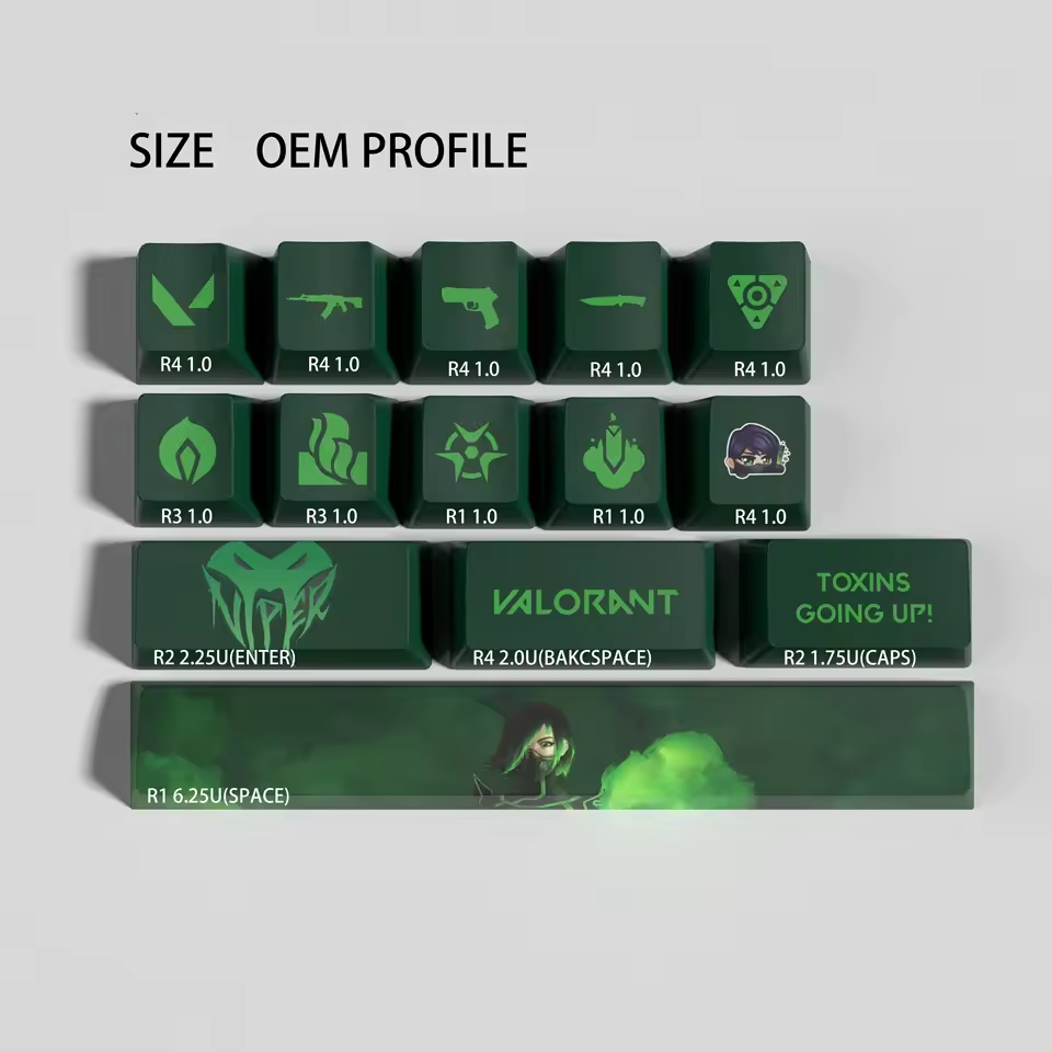 Viper 14 Custom OEM Keycaps