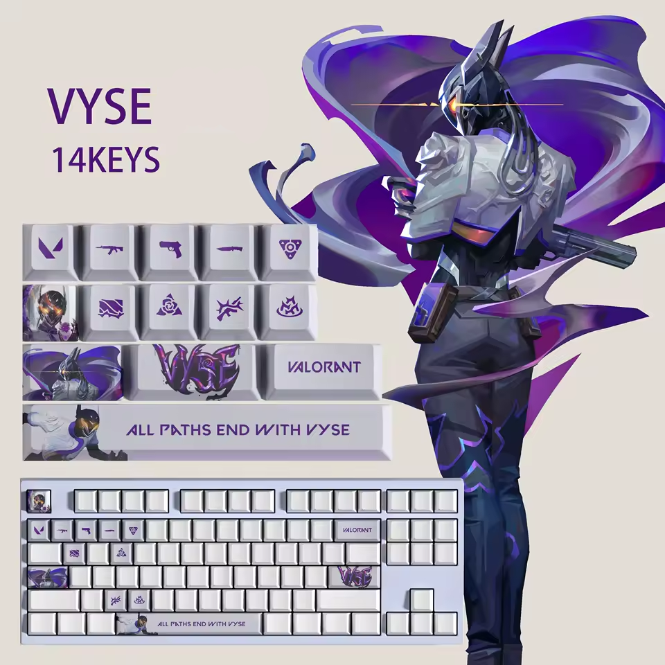 Vyse 14 Custom OEM Keycaps