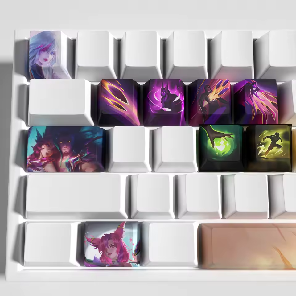 Xayah 12 Custom OEM Keycaps