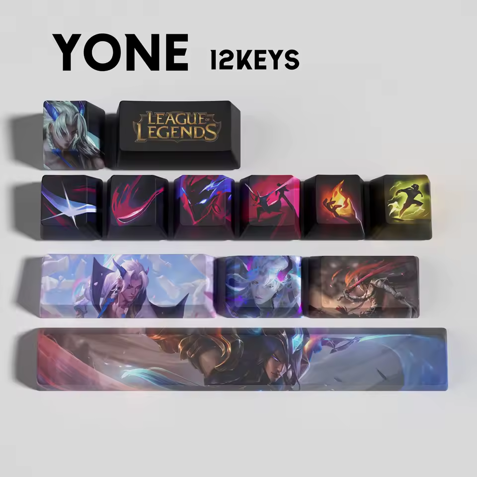 Yone 12 Custom OEM Keycaps