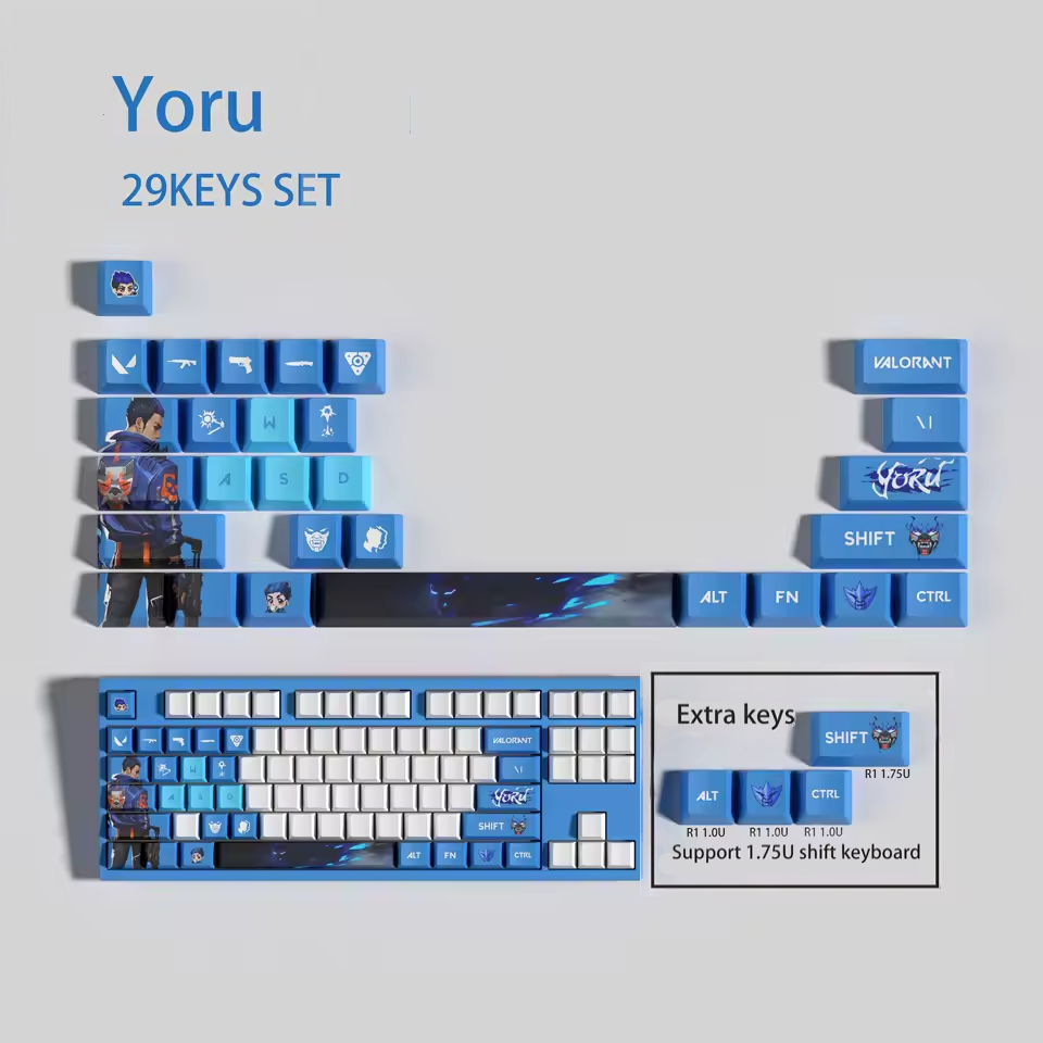 Yoru 29 Custom OEM Keycaps