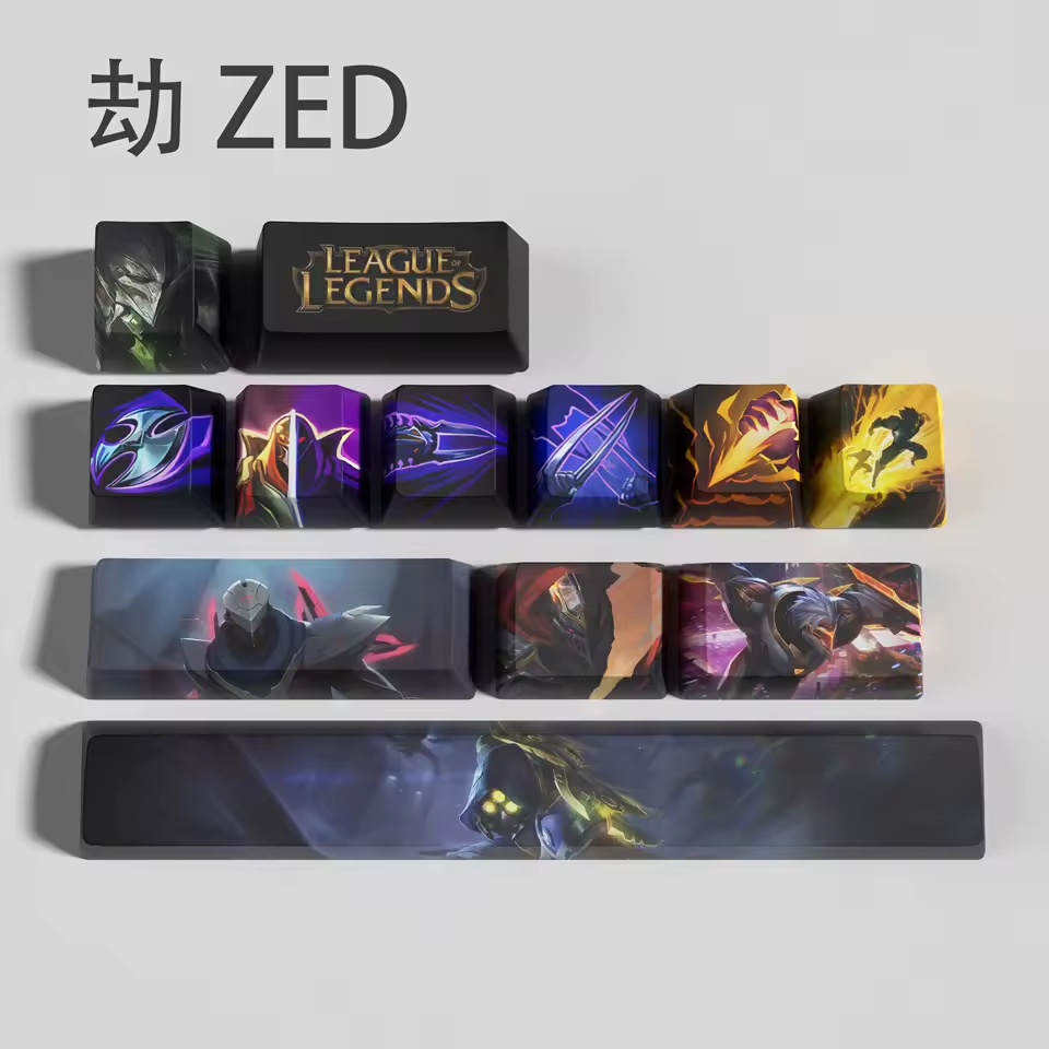 Zed Old 12 Custom OEM Keycaps