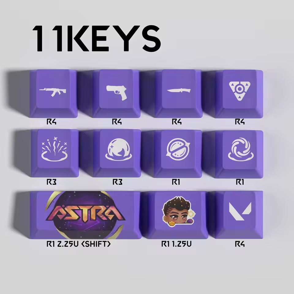 Astra 11 Custom OEM Keycaps
