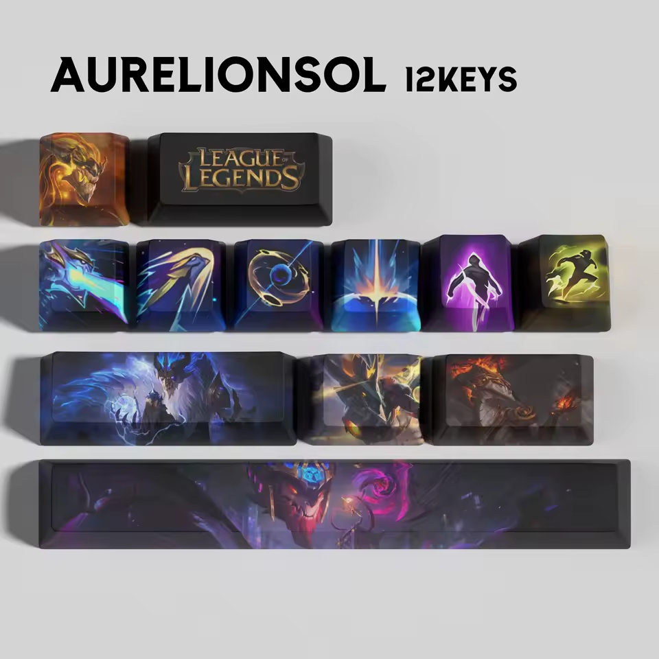 Aurelion Sol 12 Custom OEM Keycaps