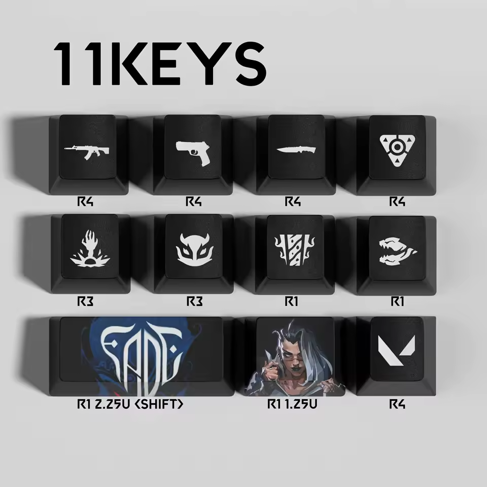 Fade 11 Custom OEM Keycaps