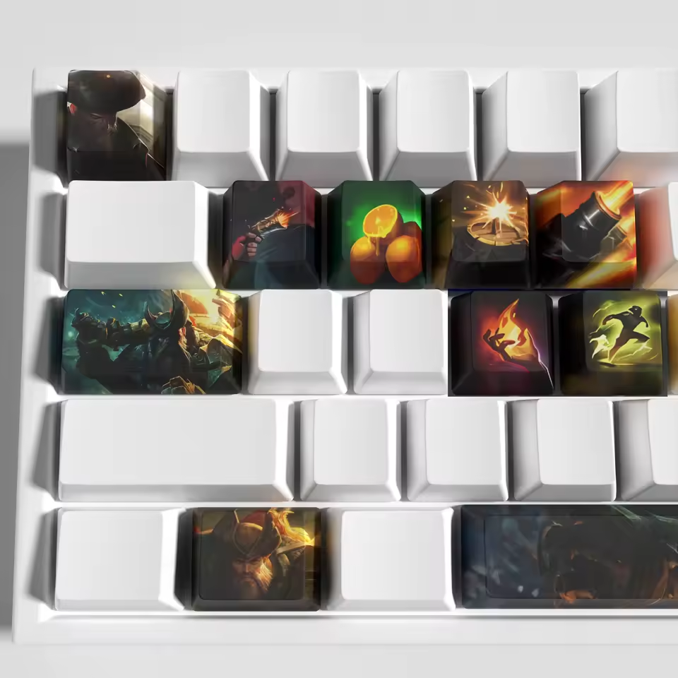 Gangplank 12 Custom OEM Keycaps