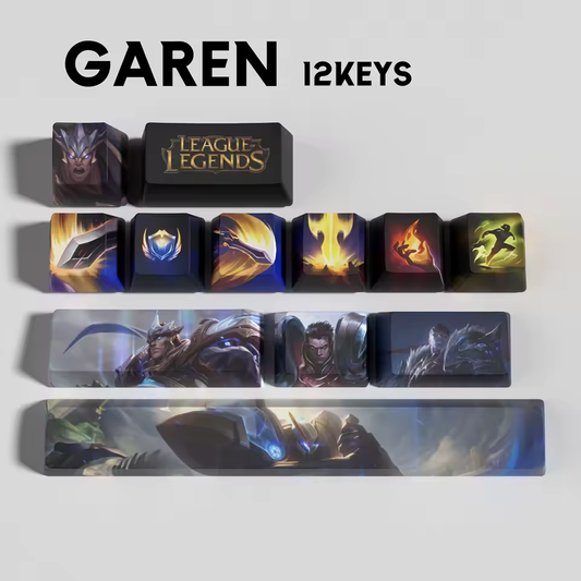 Garen 12 Custom OEM Keycaps