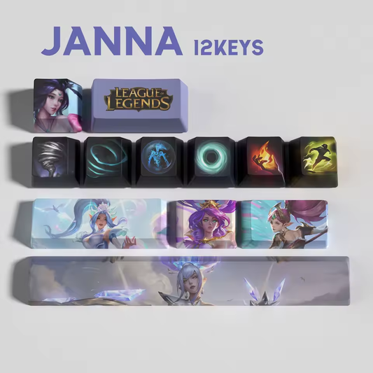 Janna 12 Custom OEM Keycaps