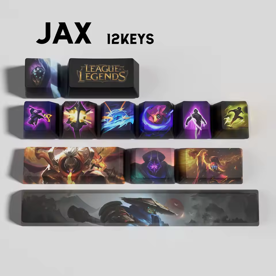 Jax 12 Custom OEM Keycaps